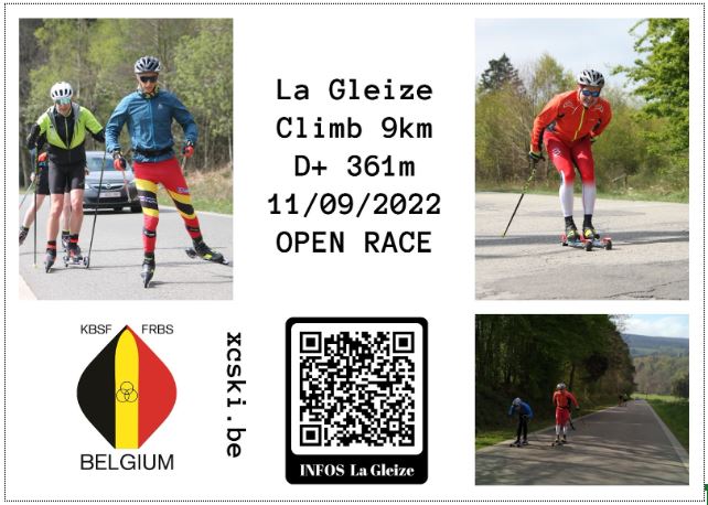 “La Gleize” – Open Rollerski Race – Mass start – 11/09/2022
