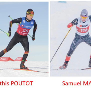 Samuel Maes & Mathis Poutot at the World Championship in Planica
