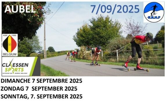 INVITATION: 07/09/2025: Roller-ski Aubel